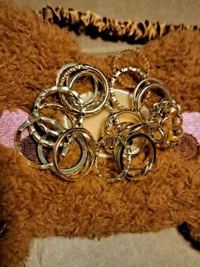 Gold-Tone Stacking Ring Set - Women Jewelry
